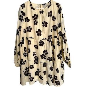 Who What Wear Sunshine Floral 💯% Cotton Frock Dress XXL